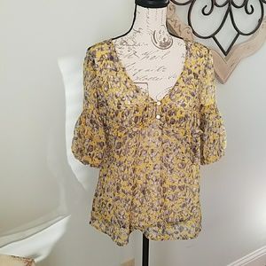 Loft by Ann Taylor Sheer Blouse